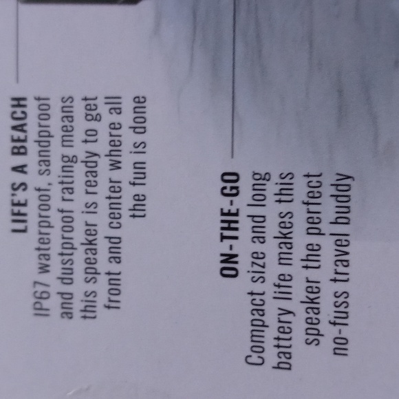 Wireless Bluetooth Speaker Waterproof Radio with Built-In Speakers - Picture 6 of 7